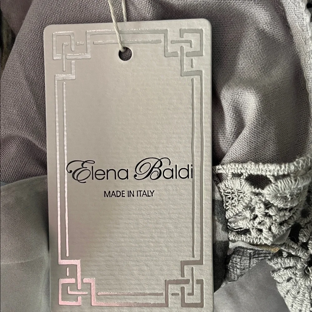 Floral Lace-Trimmed Silk Dress Sz 1X - Picture 7 of 11